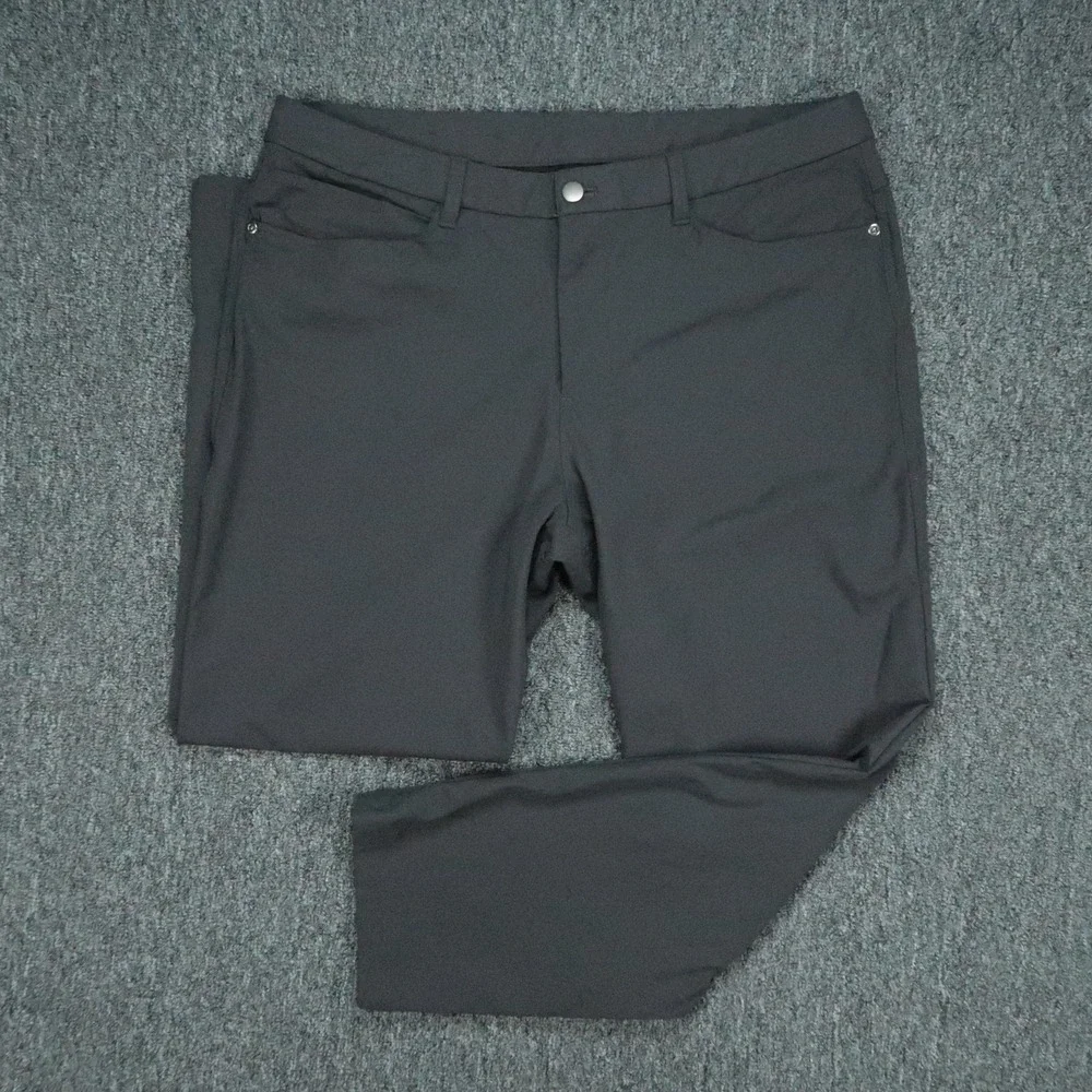 Lululemon Pants Mens 36x28 Obsidian ABC Classic Fit 5 Pocket Warpstreme Trouser